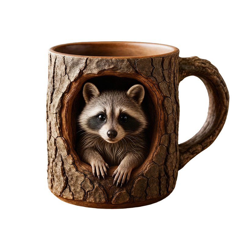Hobelis Handmade Tree Hollow Mug