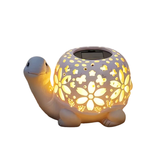 Turtle Glow Solar Garden Lantern
