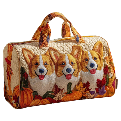 Patchwork Dog Cylindrical Bag