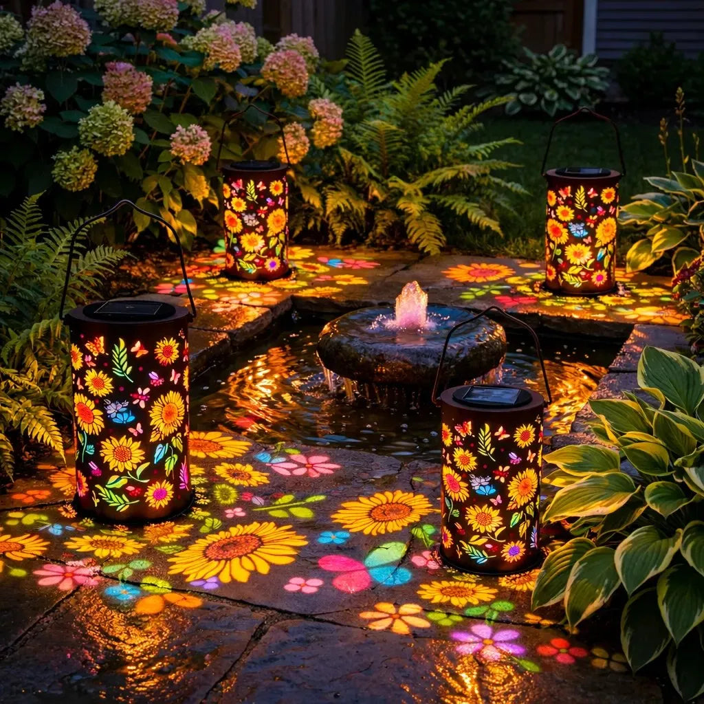 Colorful Sunflower Light-up Lantern