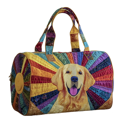 Patchwork Dog Cylindrical Bag
