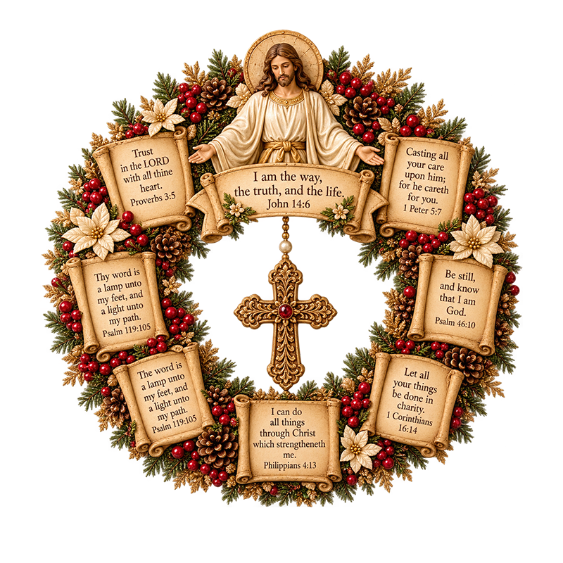 Hobelis™ Jesus Scripture Wreath