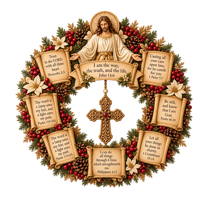 Hobelis™ Jesus Scripture Wreath