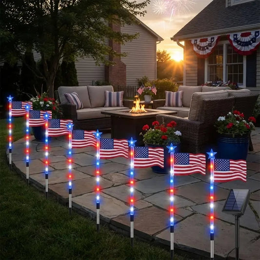 8-Piece Flag Light Set