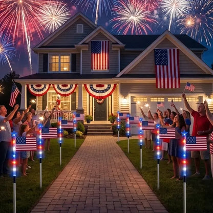 8-Piece Flag Light Set