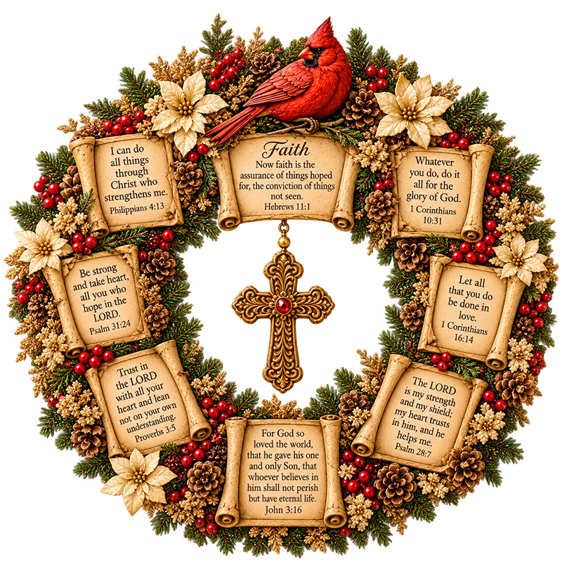 Hobelis™ Jesus Scripture Wreath