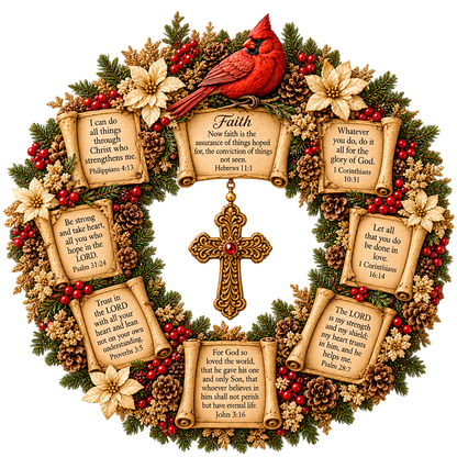 Hobelis™ Jesus Scripture Wreath