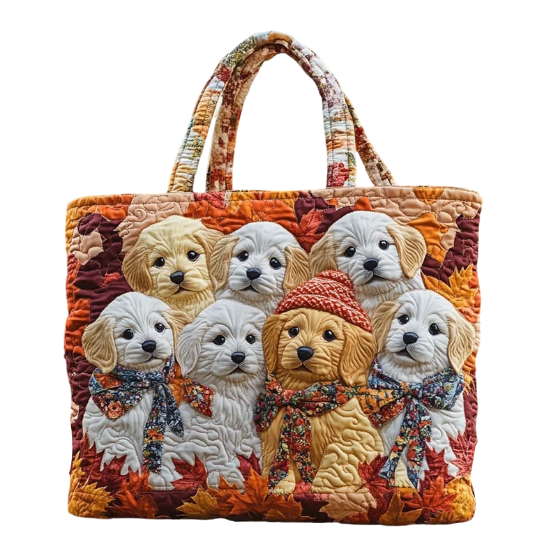 Animal Embroidered Tote Bag