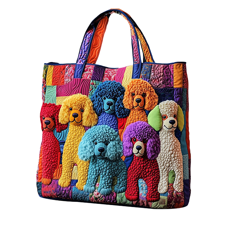 Animal Embroidered Tote Bag