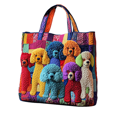 Animal Embroidered Tote Bag