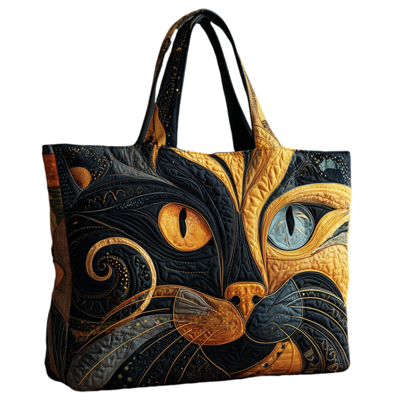 Animal Embroidered Tote Bag