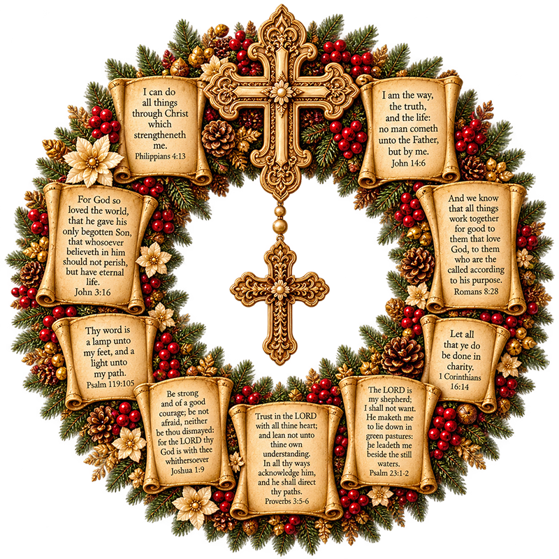 Hobelis™ Jesus Scripture Wreath